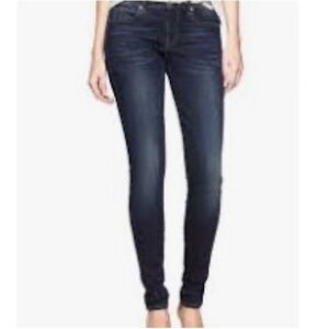 Gap Jeans Leggings 1969 5 Pocket with Belt Loops Dark Wash Size 30r